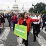 Co-Chair DeGette at 2022 Dobbs decision march