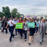 Co-Chair DeGette, Members march to SCOTUS