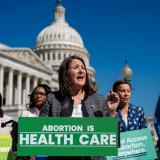 Co-Chair DeGette at 2023 abortion press conference