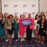 Co-Chair Ayanna Pressley and Task Force Chair McClellan join advocates and storytellers on Dobbs anniversary.