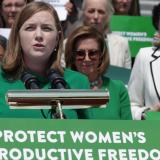 Rep. Lizzie Fletcher at abortion press conference