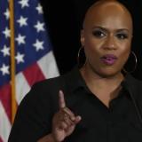 Rep. Ayanna Pressley at 2023 Town Hall