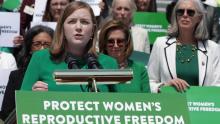 Rep. Lizzie Fletcher at abortion press conference